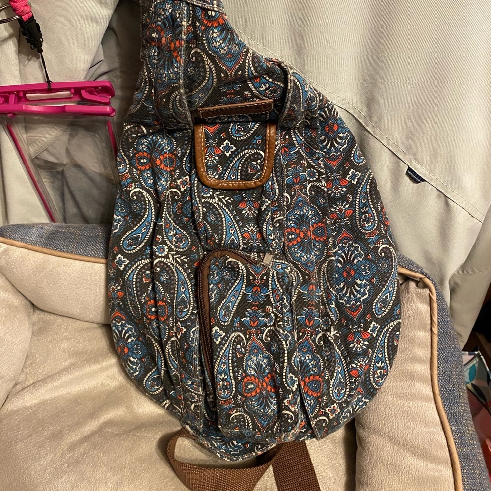 Union Bay Paisley sling bag. Like new.